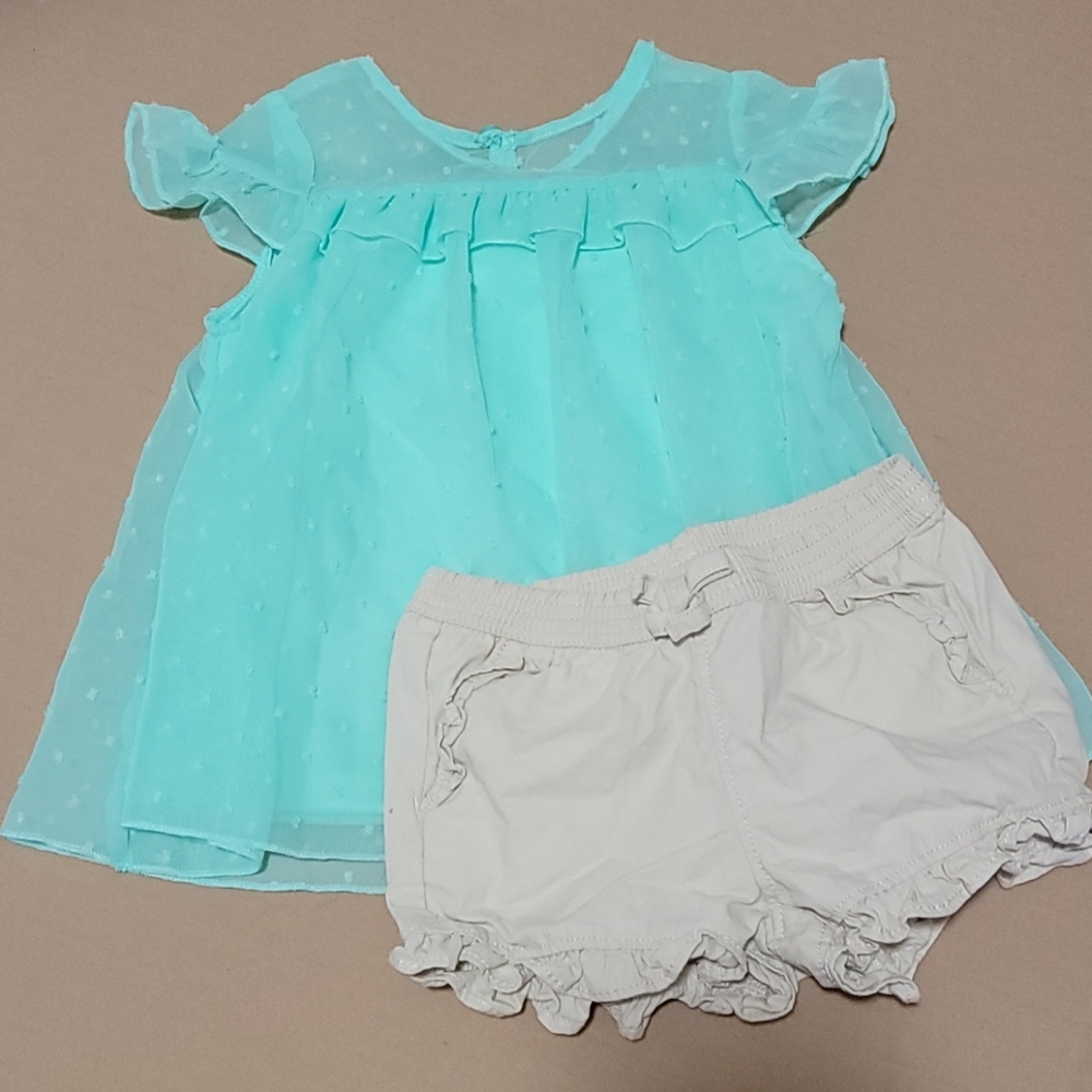 2T shirt short set